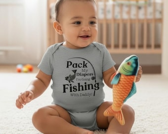 Fishing with Daddy Baby outfit: Fisherman Gift