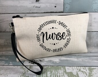 Nurse Gift Makeup Bag: Healthcare Provider Appreciation