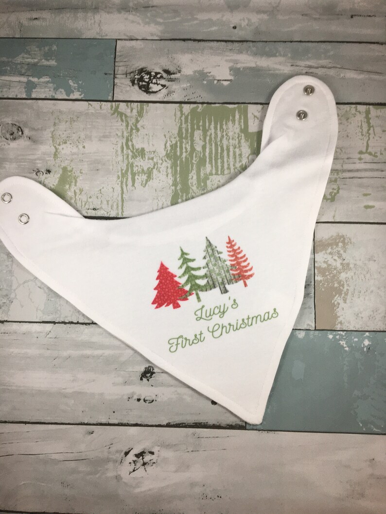 personalized Christmas outfit Baby/'s first Christmas new baby gift Infant Christmas outfit Rustic Christmas Personalized Christmas bib