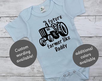 Future Farmer Baby Bodysuit, Farm Owner Gift