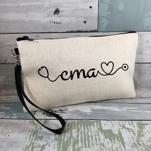 CMA appreciation gift, medical assistant graduation gift, Healthcare provider thank you gift, medical professional makeup  bag