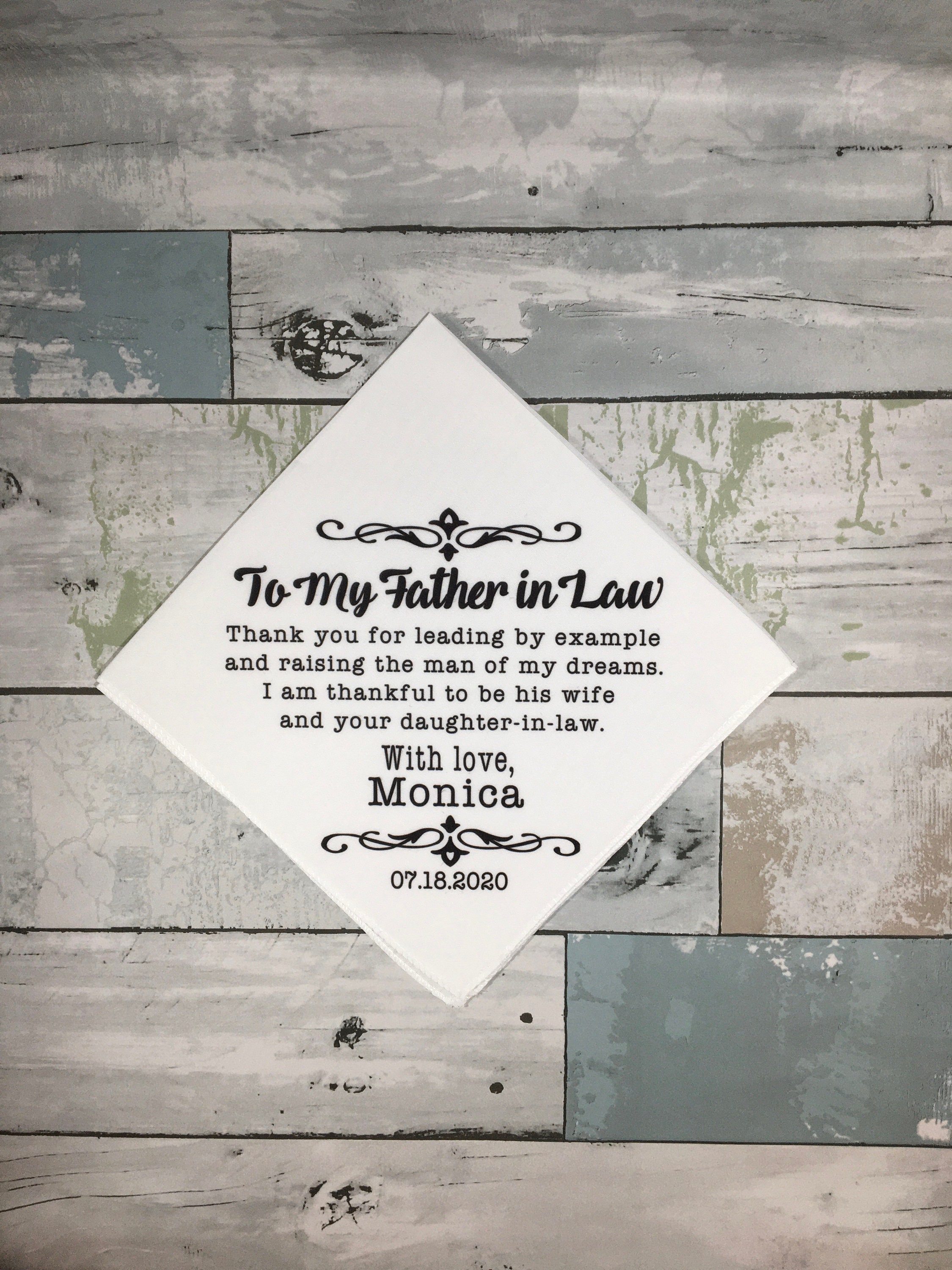 Father in law Wedding Present Father of the Groom Gift Etsy