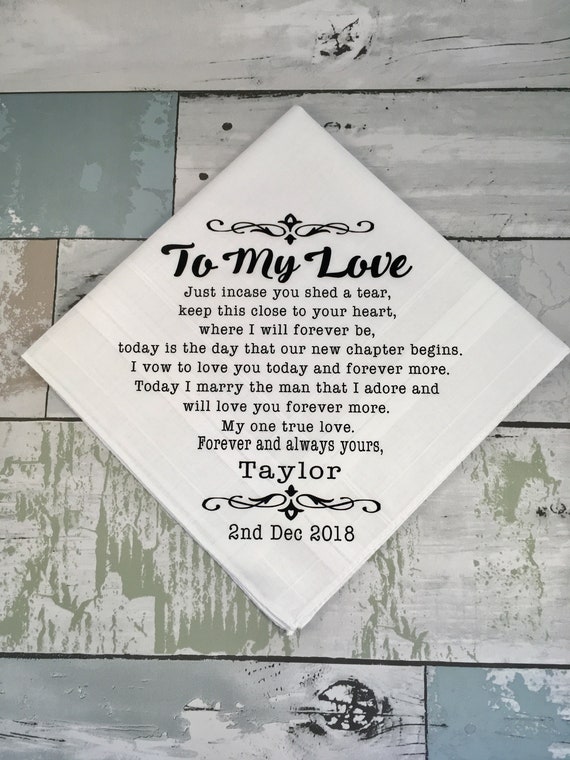 Bride to be gift bag Groom Wedding Morning Gift wrap for future wife husband