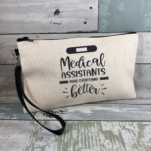 CMA appreciation gift, medical assistant graduation gift, Healthcare provider thank you gift, medical professional makeup  bag