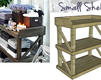 party plan jewelry companies Plans for Rustic Bathroom Side Storage Shelf