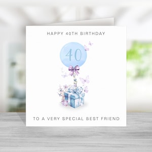 Personalisierte Best Friend Geburtstagskarte & Geschenk 13.16.18.21.30.40.50.60.70.35.45.55.65.75