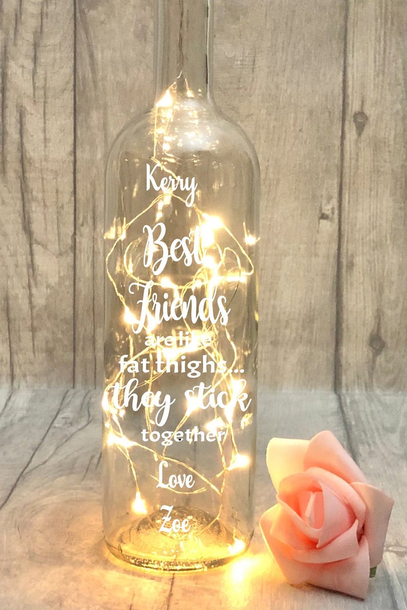 Friendship Bottle Long Distance Best Friend Birthday Gift For Etsy