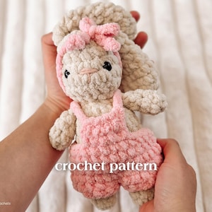 Bugsie the Bunny Crochet Pattern with Outfit | Amigurumi PDF File in English