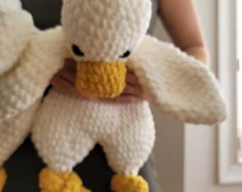 Lovey de canard au crochet