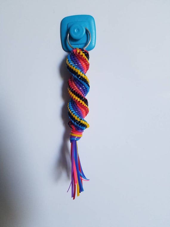 beviser Tilstedeværelse Kapel Boondoggle Large Spiral Stitch Lanyard Colorful Gimp Rexlace - Etsy