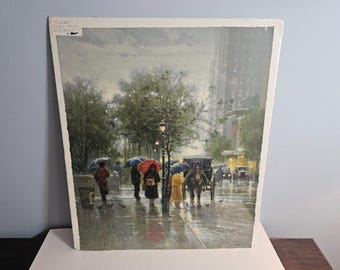 G Harvey October Showers Limited Edition Artists Proof AP Serigraph 50/75