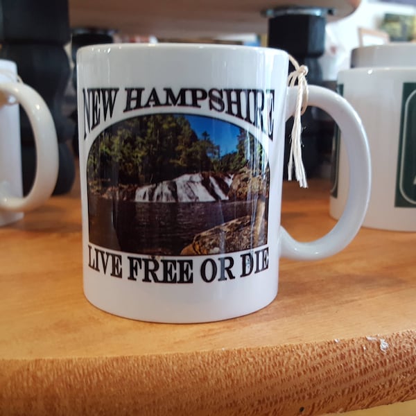 Profile Falls New Hampshire  Coffee Mug, Frosted Mug, Mason Jar