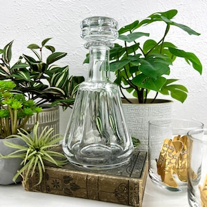 Baccarat Crystal Decanter - Harcourt Talleyrand - Liquor Bottle - French Art Glass - Bar Cart - Housewarming - Wedding - Anniversary