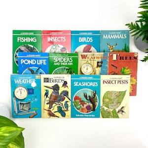 Golden Guide Books - Sold Individually - Single Subject - Science & Nature Guides - Home School Reference - Childrens Library - Paperback