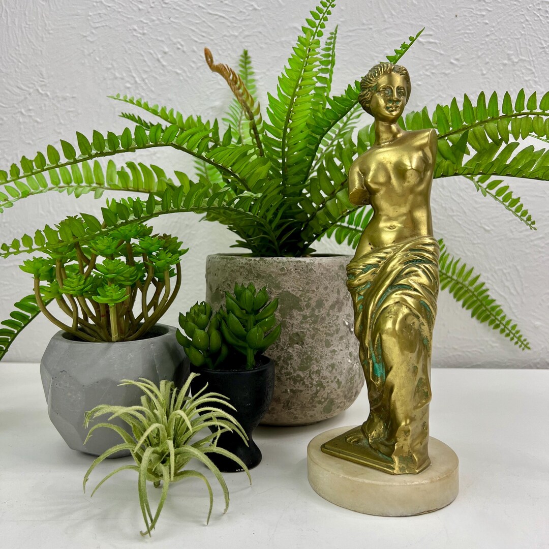 Solid Brass Venus De Milo Statue - Aphrodite - Greek Sculpture - Marble ...