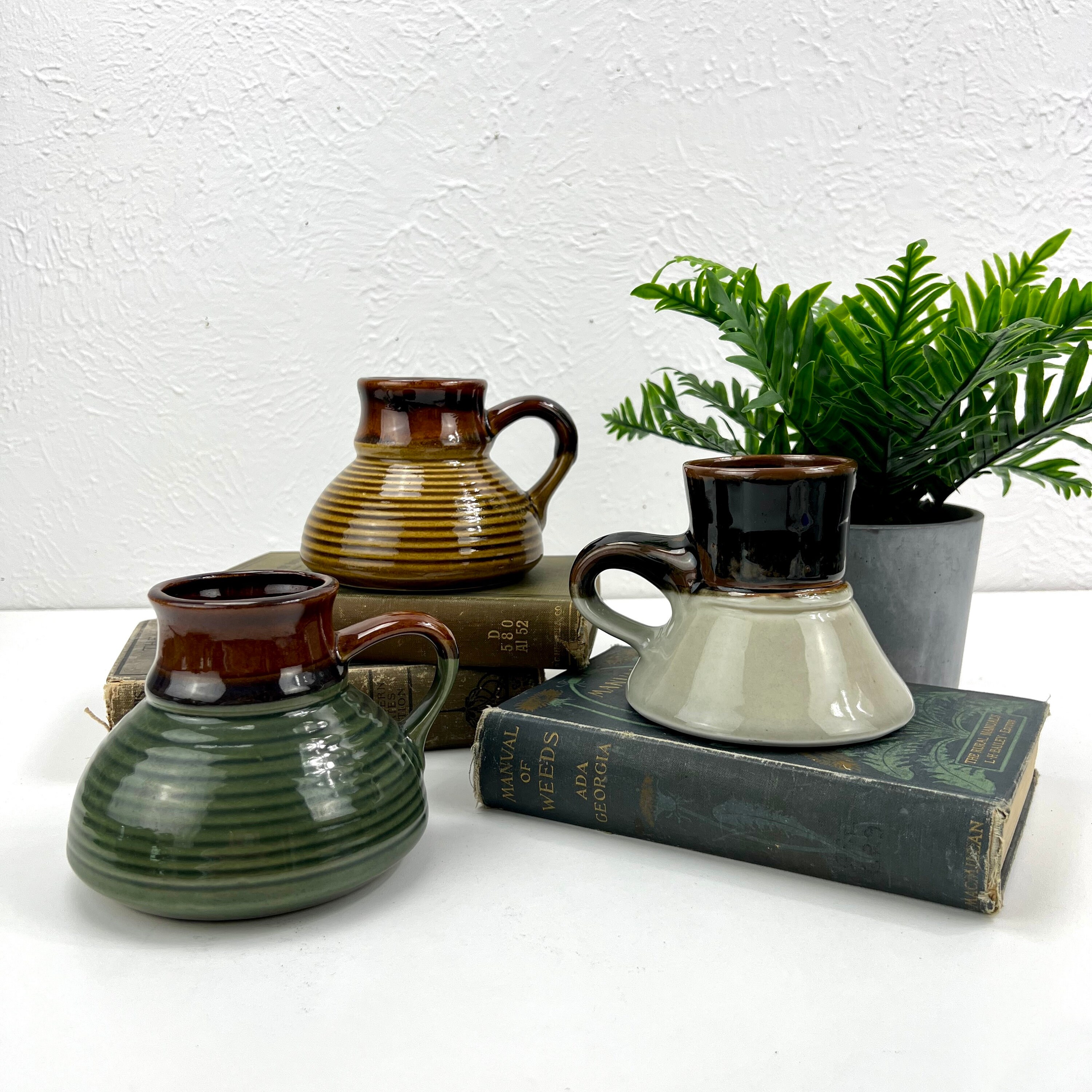 Vintage No Spill Stoneware Mug / Sandra Boynton Untippable Travel