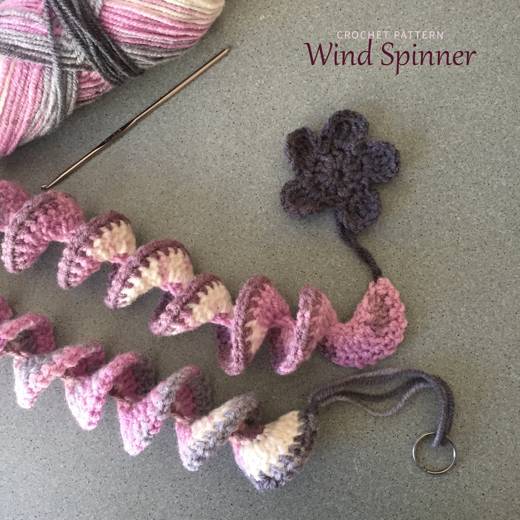 Crochet Windspinner Pattern FREE Written Pattern and Tips