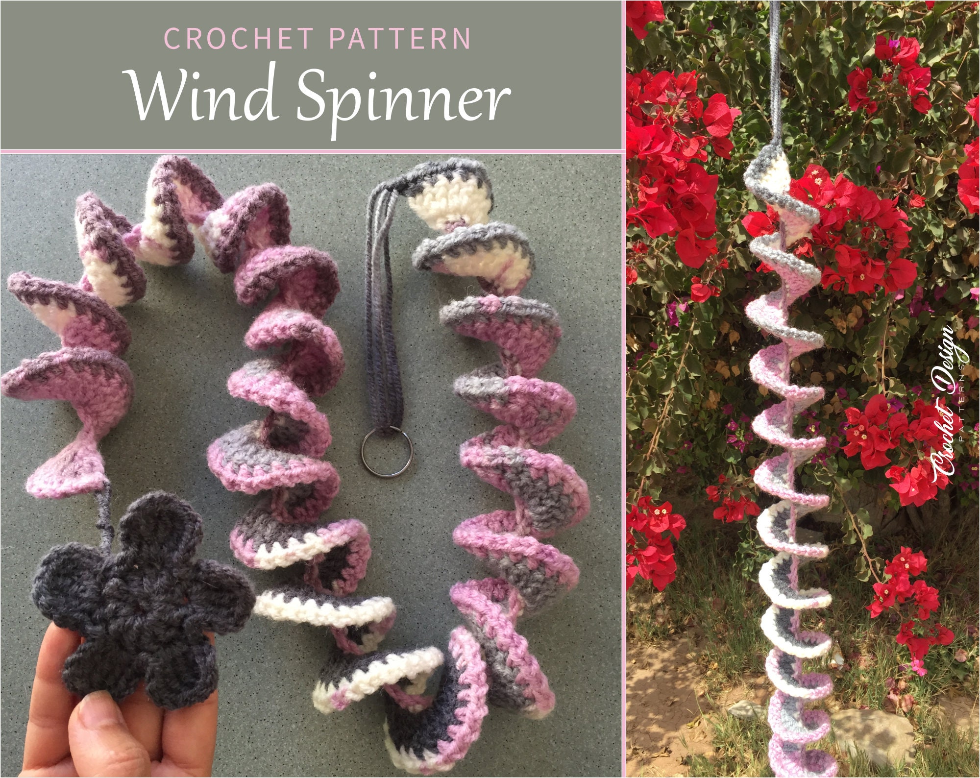 Little Treasures: Crochet Wind Spinner - free pattern