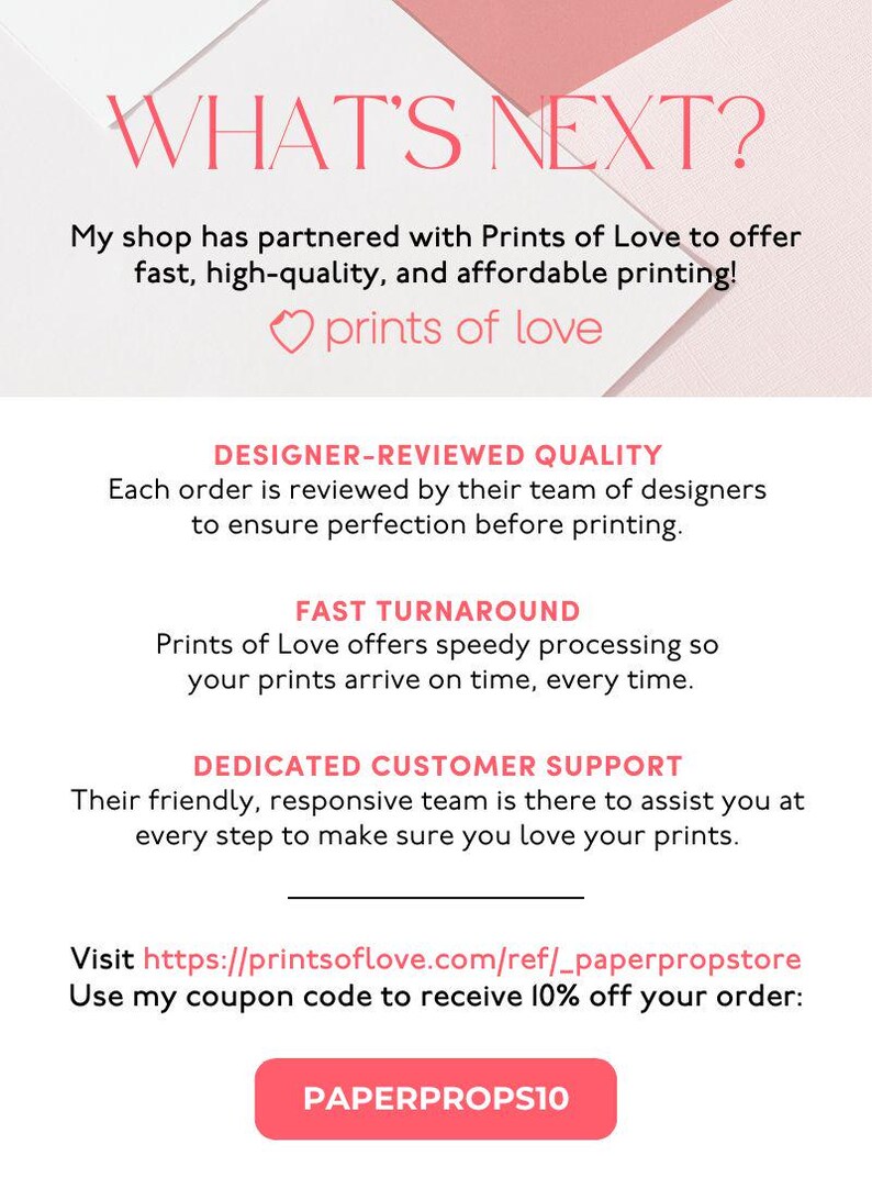 a flyer for a print shop with the words what's next?