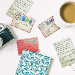 tiny envelopes with note cards, tiny note card, boyfriend notes, boyfriend love letter, lunchbox notes, printable note cards, tiny envelopes