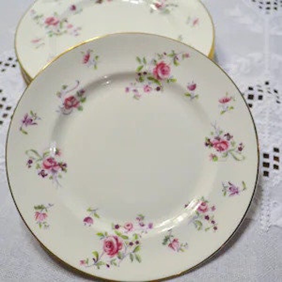 Vintage Royal Victoria Salad Plate Set of 3 Fine Bone China Etsy