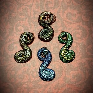 Elemental Dragon pendants, polymer clay jewelry, polymer clay pendant, handmade jewelry, dragon jewelry, dragon art