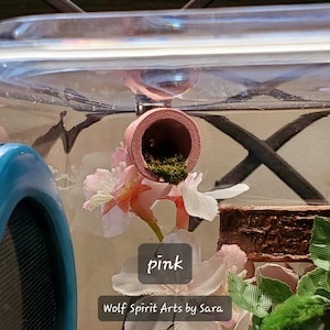The ORIGINAL MICRO Flower pot hide, Spider Hide, Jumping Spider Hide, Pet Home, Pet House, Hide, Spider Home, Arachnid, Pet Spider, Invert
