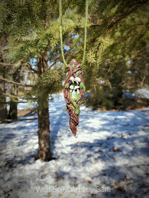 Ornement en résine d'elfe inversé, décor d'arbre créatif extérieur