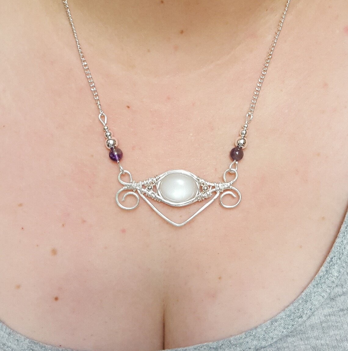 UNIFT Portachiavi Con Nodo Strega Per Donne E Uomini, In Acciaio Inox Alla Moda Con Nodo Celtico Simbolo Della Stregoneria Amuleto Gioielli Argento 6 Taglia Unica 126806246