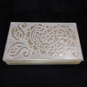 Ancient wood storage box / Piece of unique &quot;&quot;