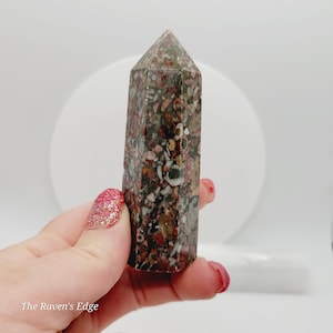 Fossilized Coral Tower Point | Ancient Coral Crystal | Grounding & Earth Energy Stone | Oceanic Fossil Decor | Spiritual Healing Gift