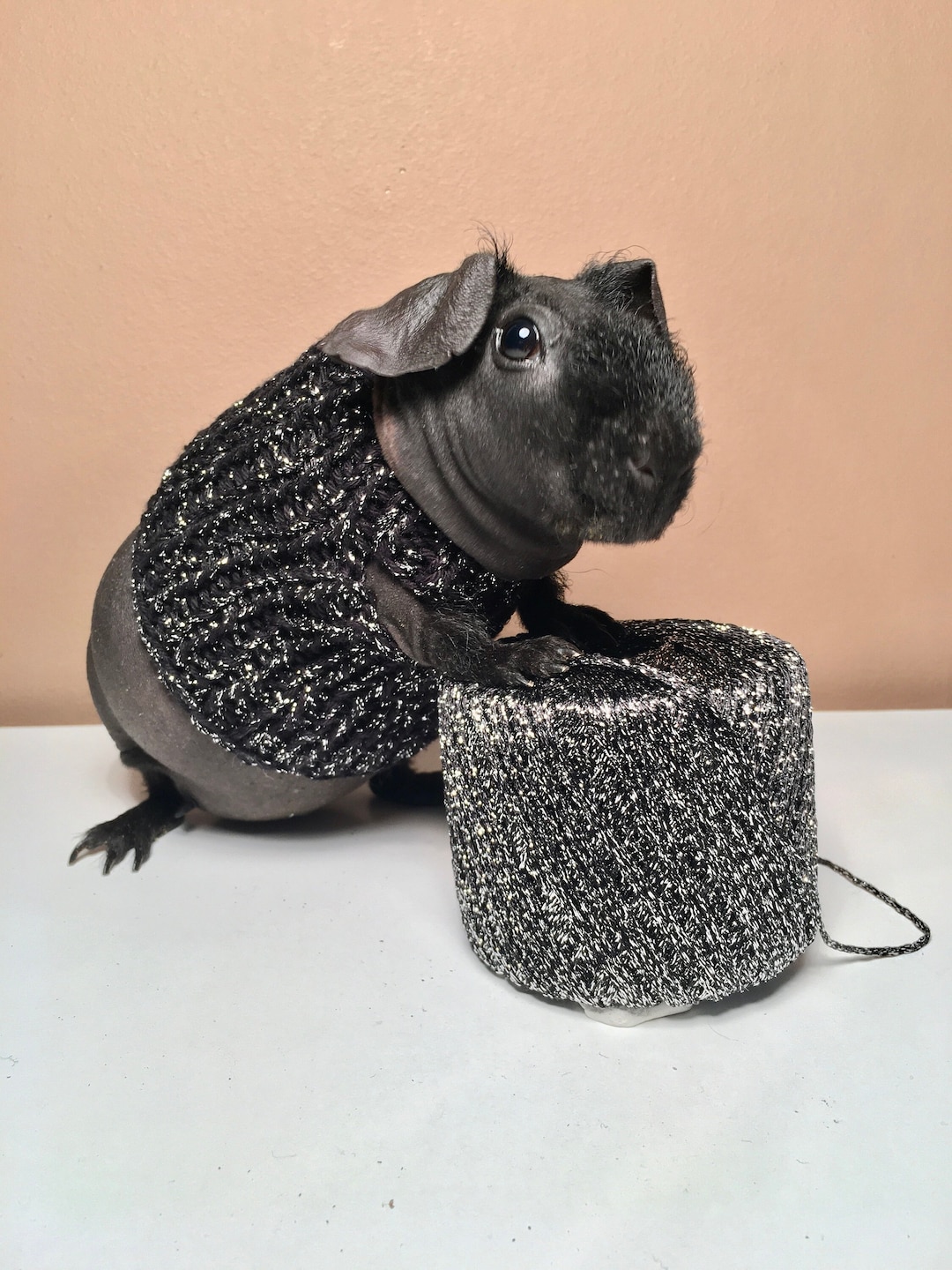 Black Sparkling Skinny Pig Dress Etsy black-sparkling-skinny-pig-dress-etsy