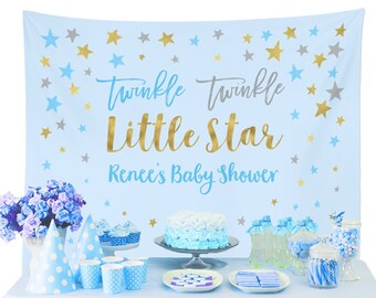 Baby Shower Backdrop Boy Etsy Baby Shower Backdrop Boy Etsy