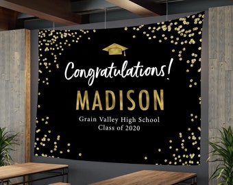 Graduation Photo Booth Backdrop Etsy