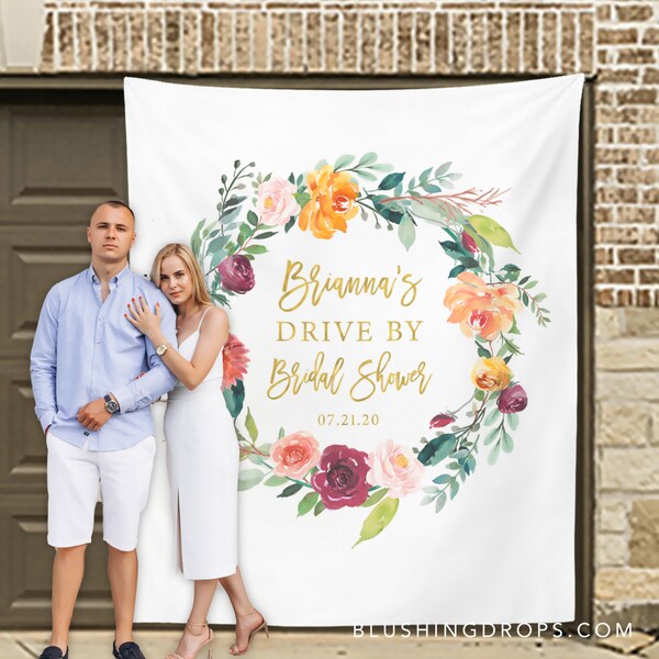 Drive by Wedding Shower Etsy