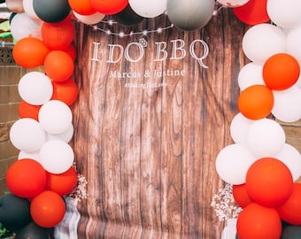 I Do BBQ Decorations, I Do BBQ Banner, Engagement Backdrop, BBQ Engagement Party Decor, I Do Bbq Sign, I Do Bbq Rehearsal Dinner Backdrop