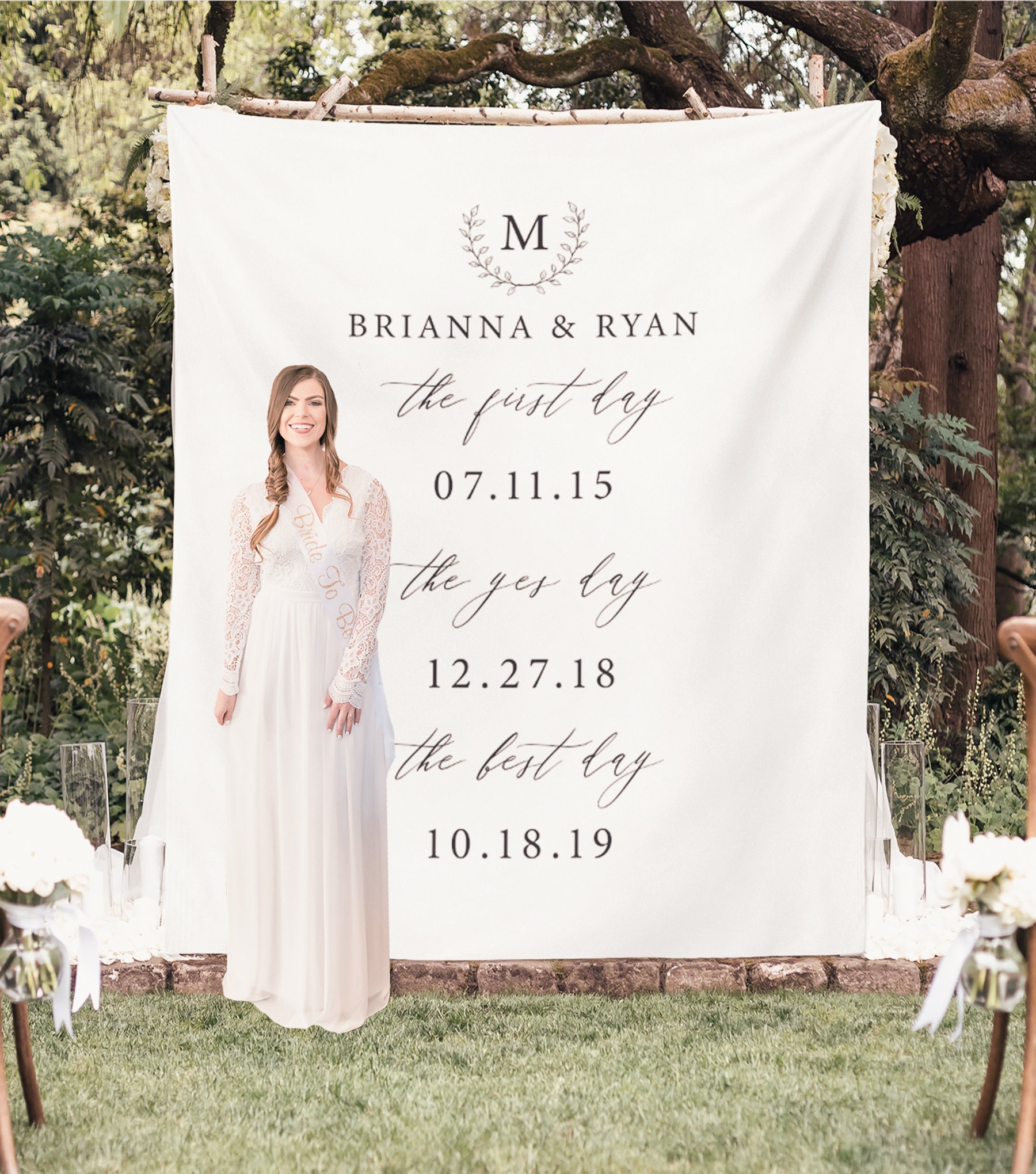 our love story banner