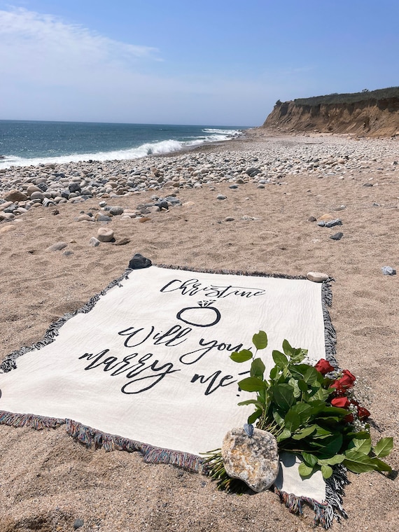 Proposal Decorations, Will You Marry Me Blanket, Marriage Proposal