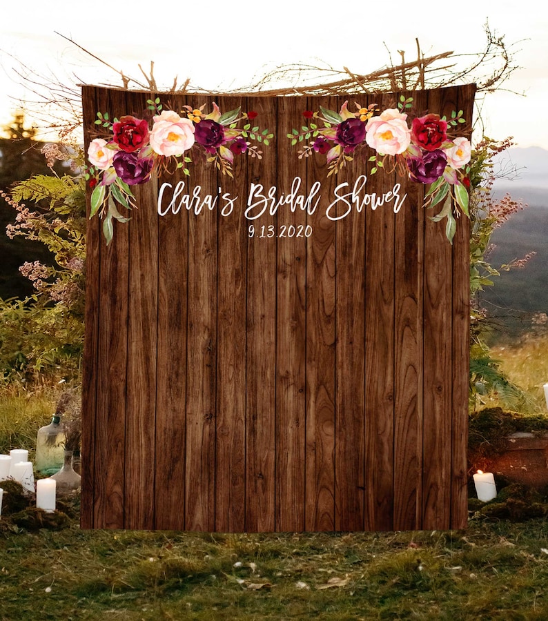 Bridal Shower Backdrop Bridal Shower Decorations and Ideas | Etsy