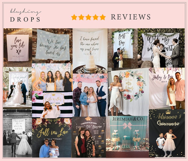 Custom Wedding Decor Wedding Ceremony Decor Custom Wedding - Etsy