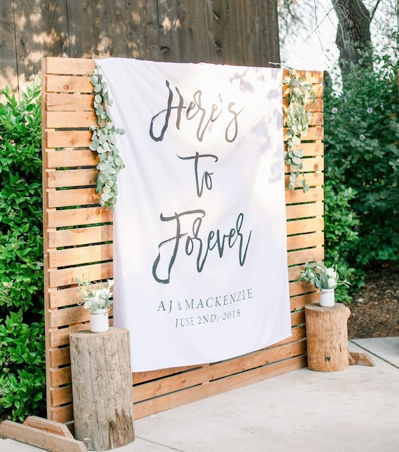 outdoor wedding sign ideas