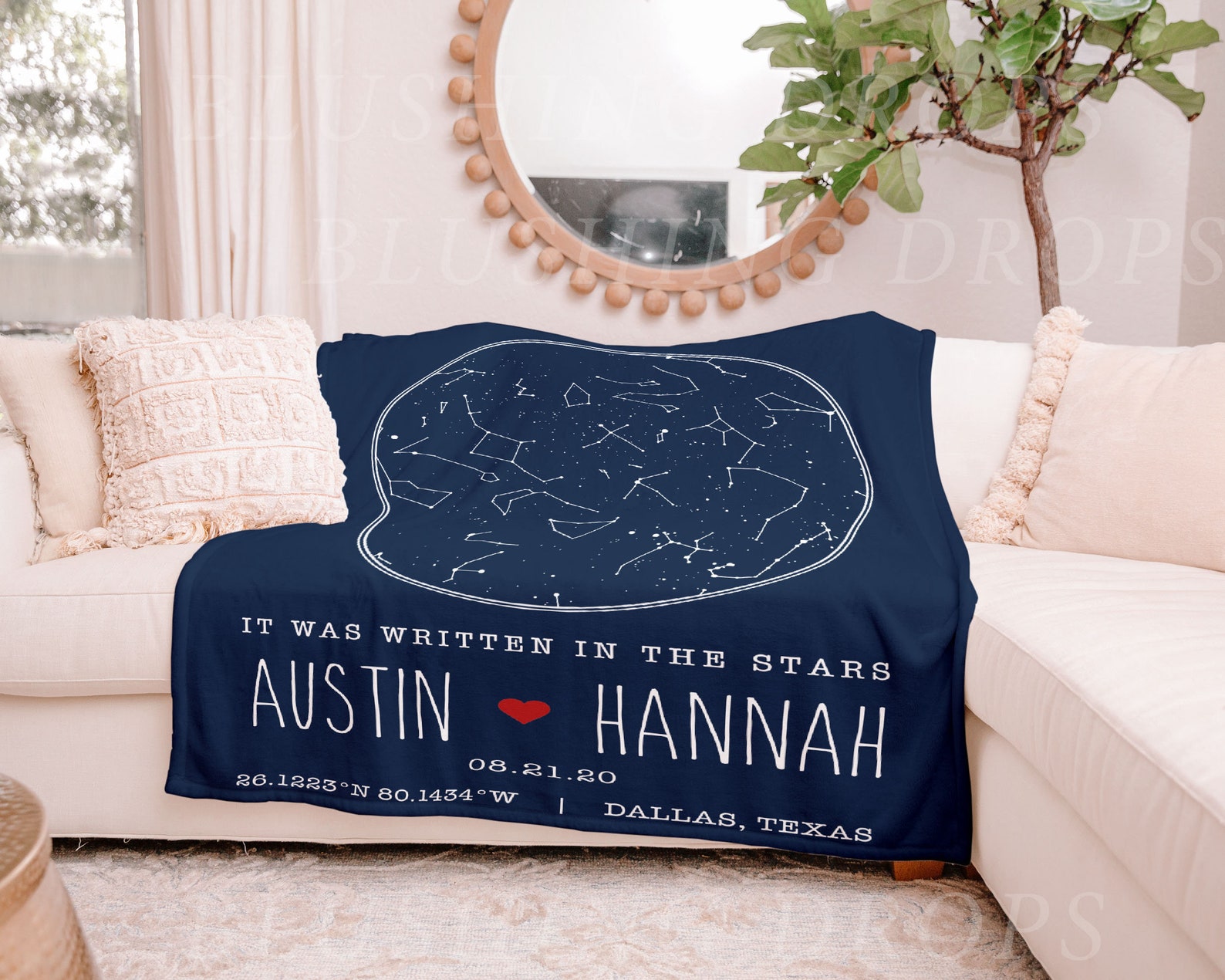 Blanket for Boyfriend Night Sky Blanket Personalized Etsy