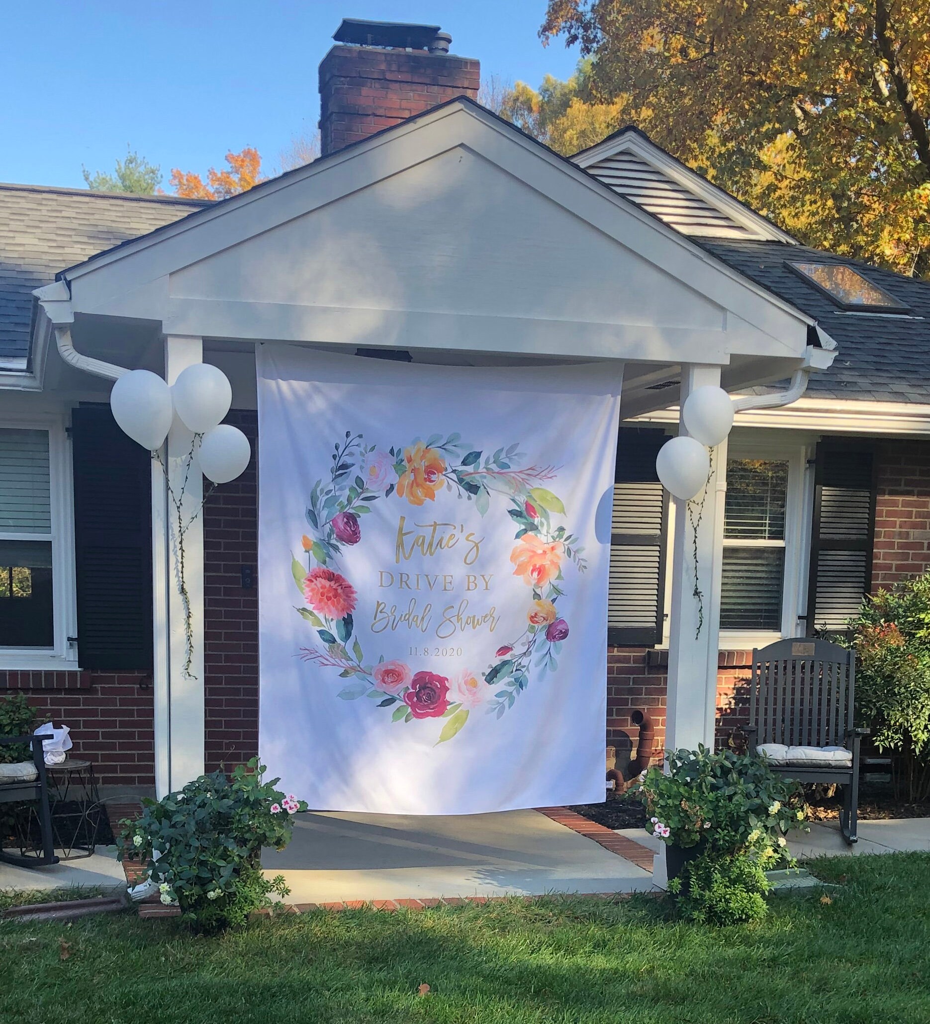 Drive by Bridal Shower Bridal Shower Drive Through Photo Etsy