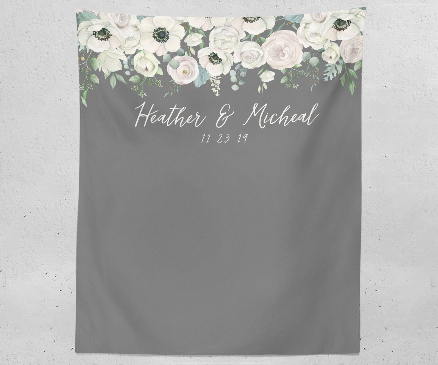 Gray Wedding Decor Rustic Wedding Decor Grey Wedding | Etsy