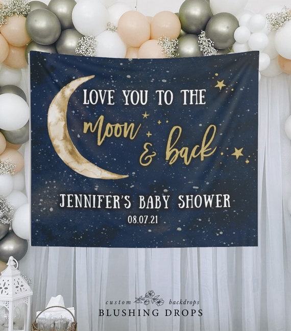Baby Shower Love You To The Moon And Back What's in Your Phone