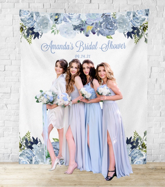 Bridal Shower Backdrop Blue, Dusty Blue Bridal Shower Decorations, Bridal Shower Photo Backdrop, Bridal Shower Banner, Bridal Party Decor - Etsy Hong Kong Bridal Shower Backdrop Blue, Dusty Blue Bridal Shower Decorations, Bridal Shower Photo Backdrop, Bridal Shower Banner, Bridal Party Decor - Etsy Hong Kong