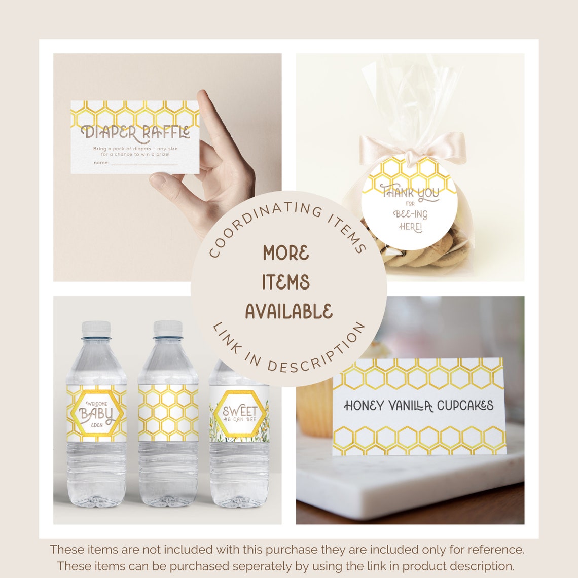 Books for Baby Insert Printable Bee Themed Baby Shower Game - Etsy