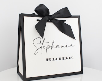Personalised Bridesmaid Gift Bag – Wedding Bridal Party - Bride Gift- Will You Be My Bridesmaid