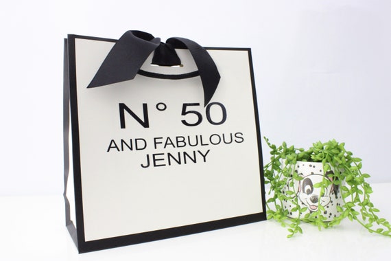 Birthday Gift bag - Personalised Gift Bag - Gifts for her - Gift for him - 50th Birthday - 40th Birthday - 60th Birthday - Any Age