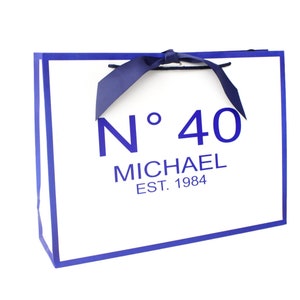 Birthday Gift bag - Personalised Gift Bag - Anniversary Gifts - Gifts for her - Gift for him - 50th Birthday - 40th Birthday - Any Age